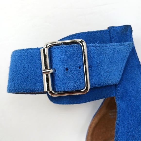 JEFFREY CAMPBELL Soiree Suede Straps Ombre Lucite Block Heel WornButNotW… - Picture 5 of 15